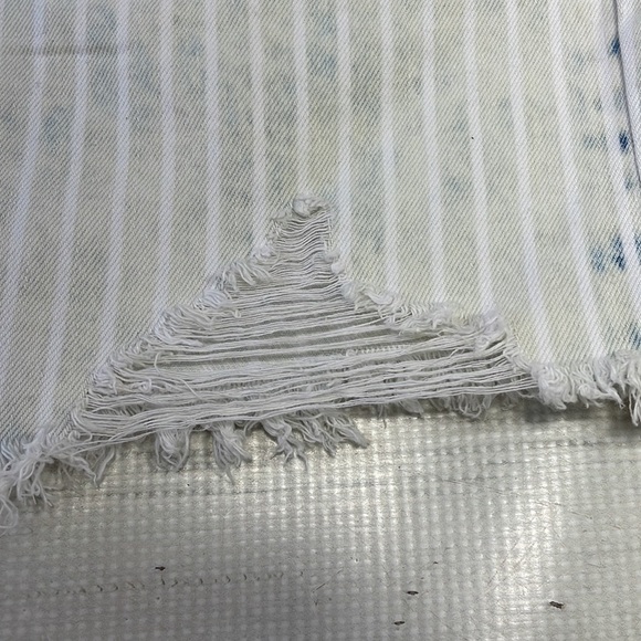 KanCan NWT Jean Skirt Estilo Striped Mini Skirt Denim Blue White Size Small S - Picture 6 of 13